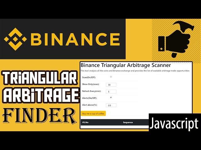 Binance Triangular Arbitrage Finder