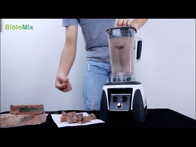 Does the Biolomix Blender Grind Bricks Into Powder ?