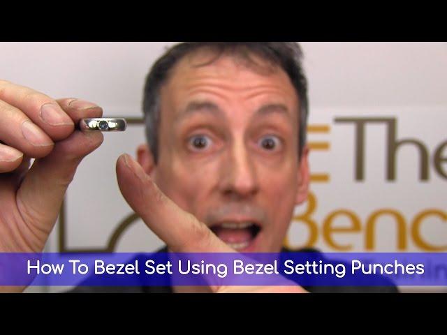 How To Bezel Set Using Bezel Setting Punches - Making Your Own Silver Bezel Set Gemstone Ring