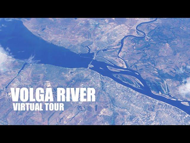 Volga River воздушный тур по волге aerial tour virtual