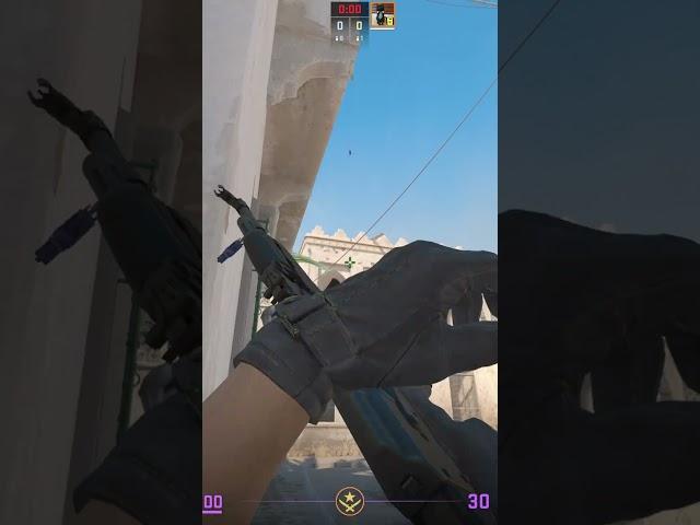 Smoke Doors From T SPAWN For Fast Push B On Dust 2 #cs2 #shorts