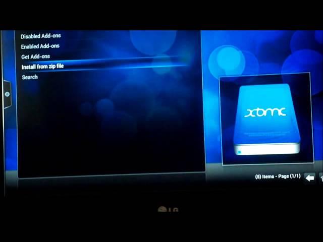 install tuxbox xbmc plugin