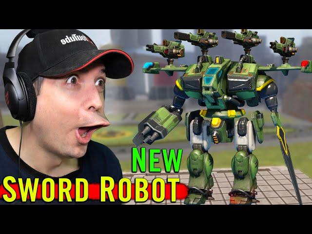 War Robots Coolest New Robot fights with a SWORD! - WR Gameplay