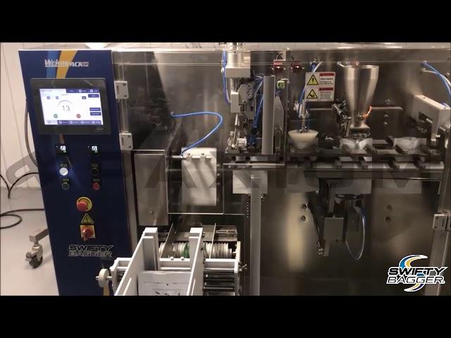 Swifty Bagger® pre-made pouch machine for Dymapak™ Secure Sacks