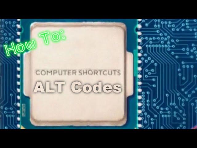 Amazing Computer Hacks & Tricks - Keyboard Shortcuts - Alt Codes - Windows 10