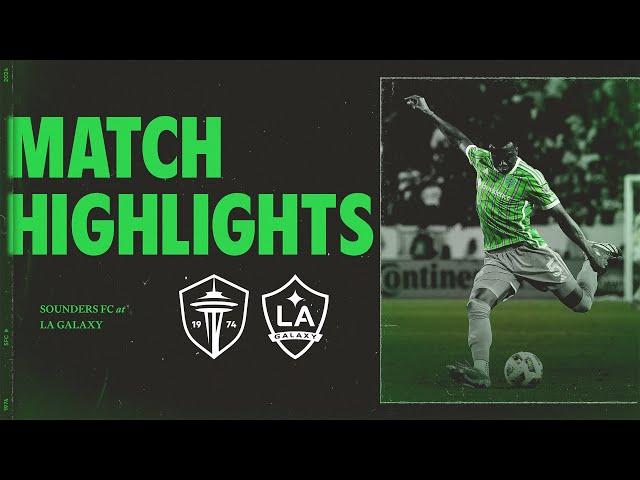 HIGHLIGHTS: LA Galaxy vs. Seattle Sounders FC | November 30, 2024