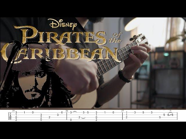 He's A Pirate - Pirates Of The Caribbean | Disney Ukulele Fingerstyle Tab | Grade 8