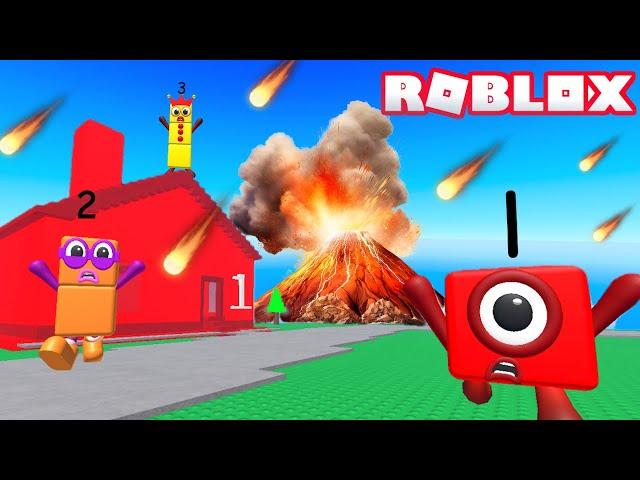 Numberblocks Natural Disaster Survival [NEW MAPS] - PART 3 | Roblox