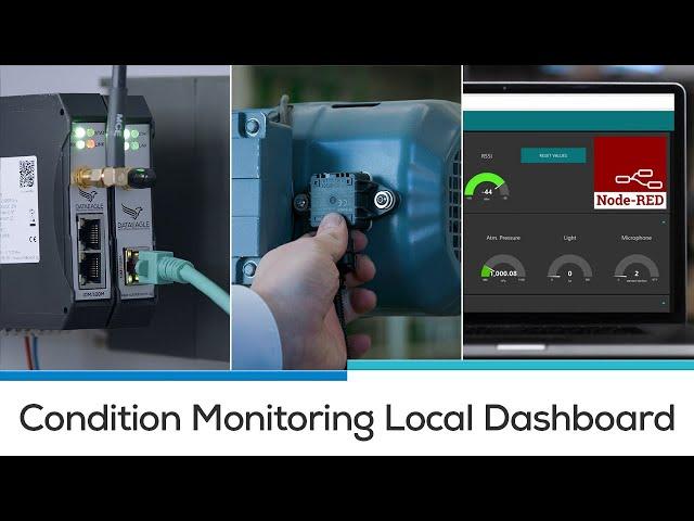 Installation DATAEAGLE Condition Monitoring System Local Dashboard - condition monitoring for motors