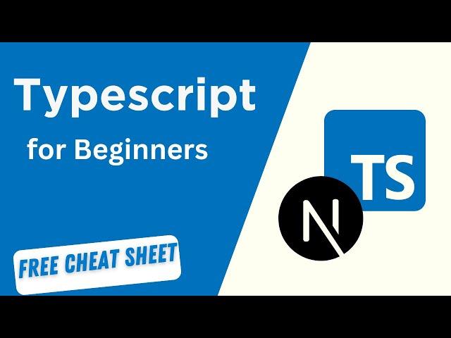 Typescript for Beginners in Next Js