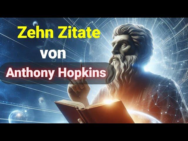 Lebensweisheiten und Anekdoten: Zehn inspirierende Zitate von Anthony Hopkins