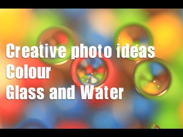 creative photo ideas - colour through water drops - Episode 2