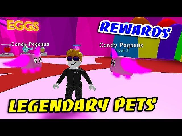 I GOT BEST CANDY PETS In CANDY REWARDS BUBBLE GUM SIMULATOR!! (Roblox)