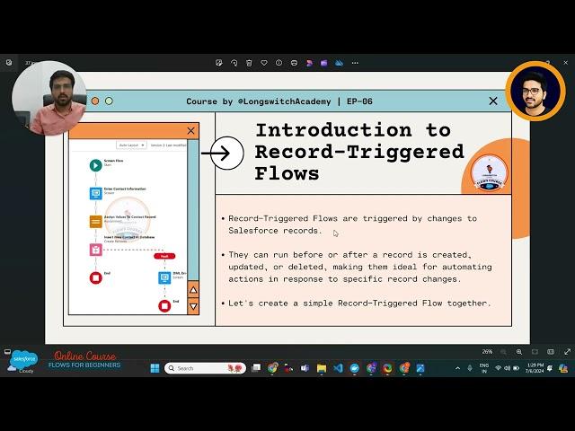 What are Salesforce Record Triggered Flows? #shubham_sfdc  @LongswitchAcademy  #salesforcetraining