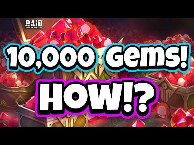 How to Get 10k Gems on YOUR Account!!!  Raid: Shadow Legends