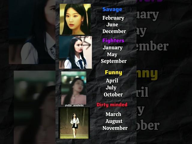 Coment ur bday month.. #aesthetic #1million #trending #blackpink #explore #fypシ゚viral #youtube