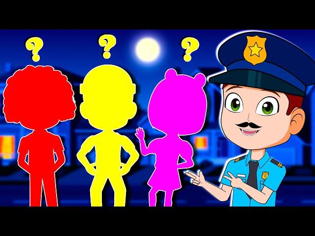 Tickle Policeman ‍️ | Kids Songs And Nursery Rhymes by Lights Kids Cartoons