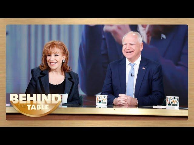 Joy Behar On Interviewing Democratic Vice Pres. Nominee Gov. Tim Walz | Behind The Table, 10.21.24