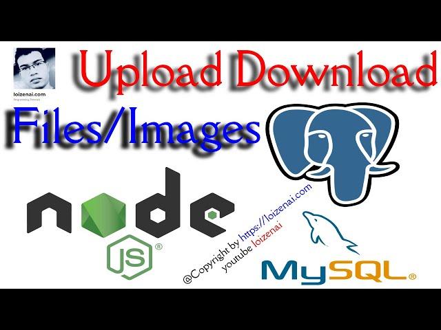 Node js RestApi File Upload to MySQL - Node js RestApi File Download from database with Ajax