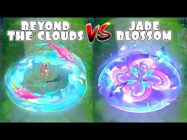 Kagura Jade Blossom VS Beyond the Clouds Skin Comparison