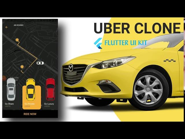 Luxury taxi Uber clone - Flutter UI KIT