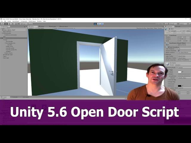 Unity Open Door Script C#