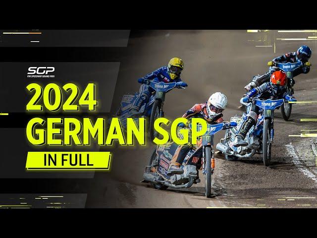 FULL RACE: The Dane's first flame  2024 #GermanSGP | FIM Speedway Grand Prix