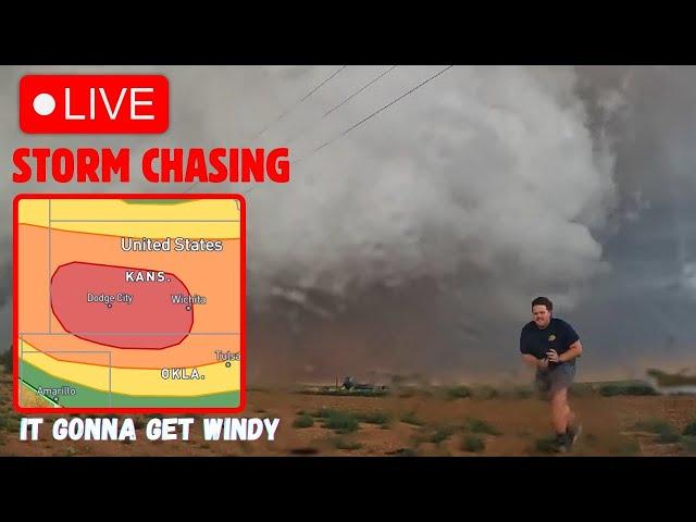 LIVE STORM CHASER: CO/KS TORNADO/GORILLA HAIL/WINDBAG THREAT