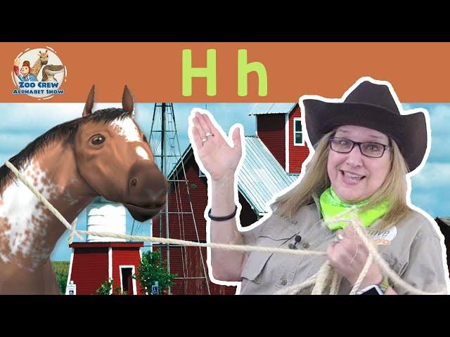 Zoo Crew Alphabet Show | Horses and Letter H