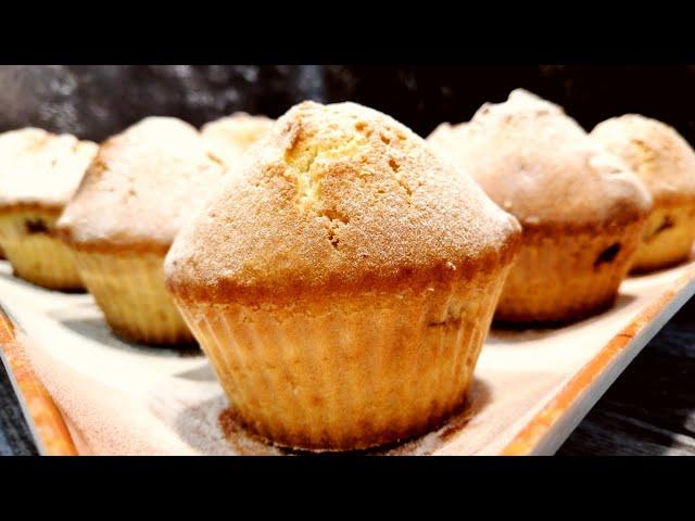 КЕКСЫ на молоке Пышные и ВКУСНЫЕ! Простой и Быстрый рецепт без миксера!