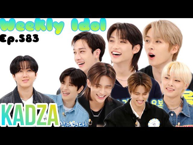 [Русская озвучка Kadza] Weekly idol ep.583 | Еженедельный Айдол 583