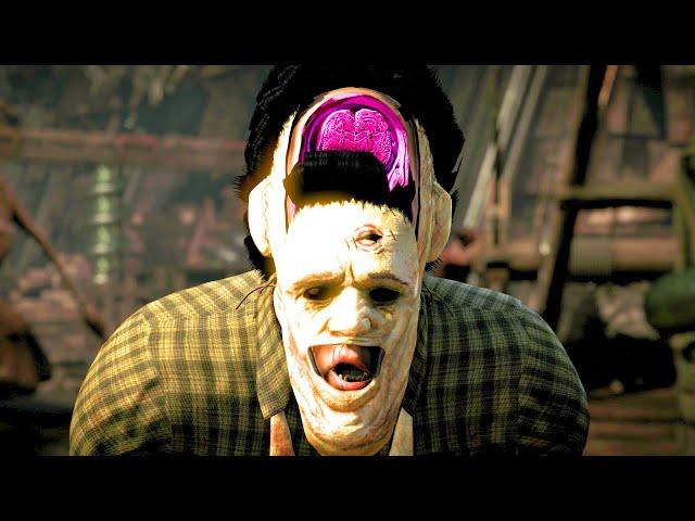 MKXL All Fatalities on Leatherface