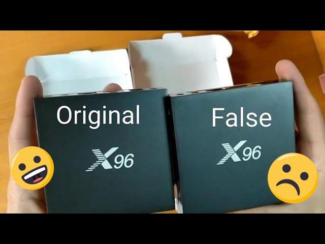 Smart BOX X96 original VS X96 false unboxing and review