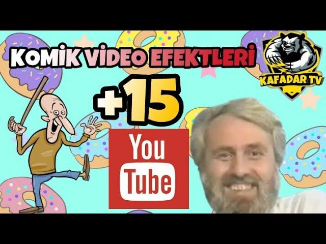 YOUTUBERLAR İÇİN +15 KOMİK VİDEO EFEKTLERİ!!