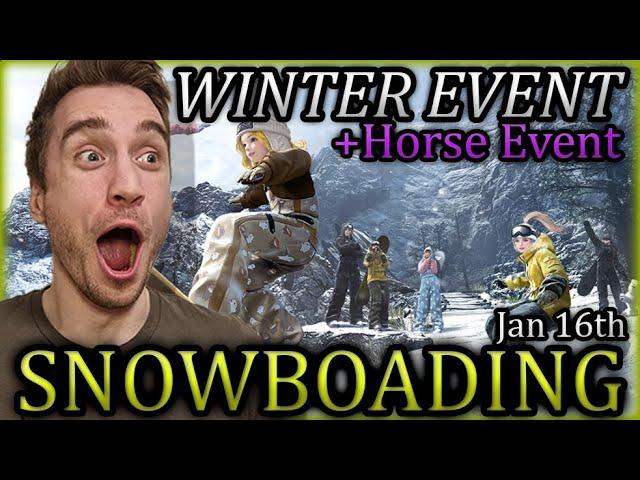 NEW Massive Winter Event with Snowboading & Horse Event | BDO Events