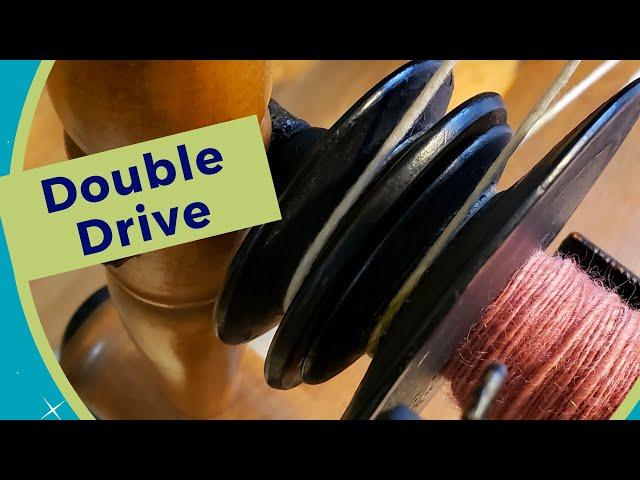 Double Drive Spinning Wheel Setup