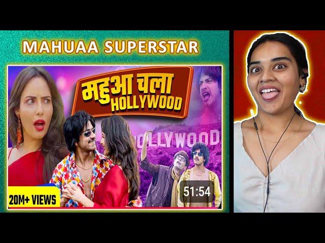 Bhojpuri Star Mahua Singh goes to Hollywood REACTION | Purav Jha | Neha M.