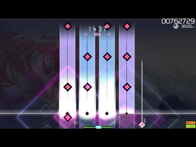 Trying out the Project VOEZ osu! skin