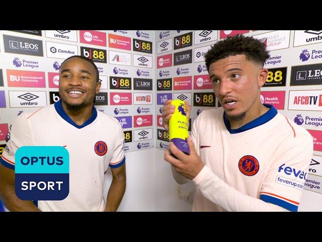 JADON SANCHO: Player of the match on Chelsea debut | 'From Day 1, they've made me feel welcome.'