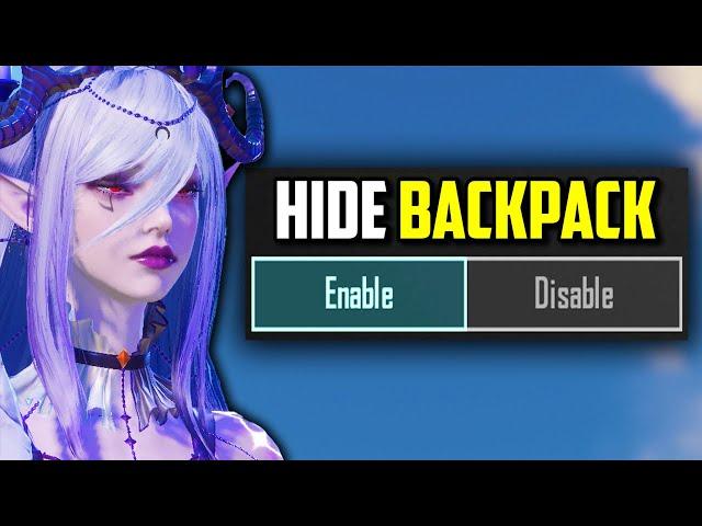 HIDE BACKPACK WITH NEW FEATURE!! | PUBG Mobile