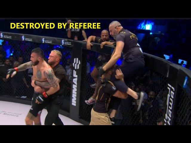 Referees vs Fighters - Craziest And Funniest Moments