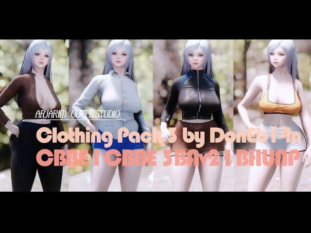 SKYRIM OUTFIT I Clothing Pack 3 by DonEb14n I CBBE I CBBE 3BA I BHUNP