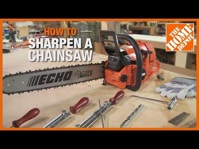 How to Sharpen a Chainsaw | The Home Depot