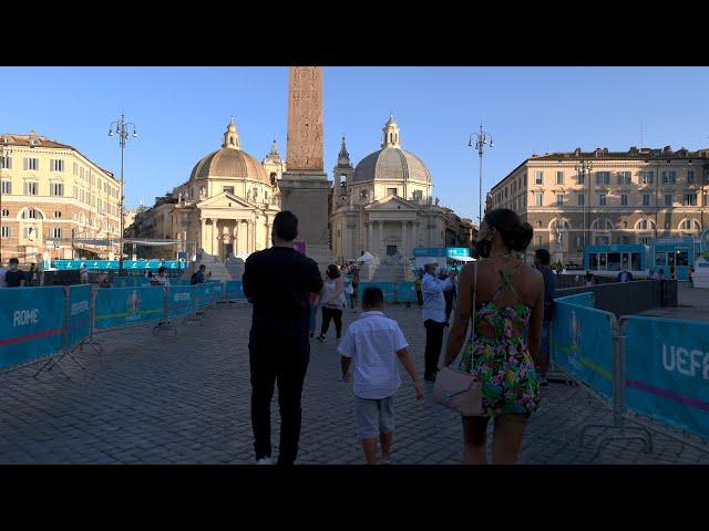 [4K HDR] Walk around Rione Campo Marzio | Rome, Italy | Slow TV