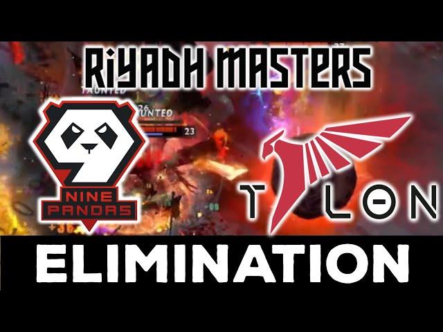 TO THE TOP 4, $1.2 MILLION GAME !!! TALON ESPORTS vs 9PANDAS - RIYADH MASTERS DOTA 2