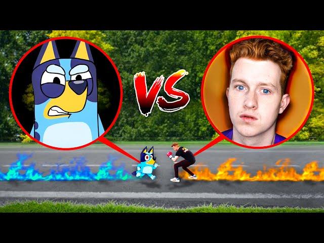 DRONE CATCHES BLUEY VS TORG IN REAL LIFE!! *Cursed Bluey*