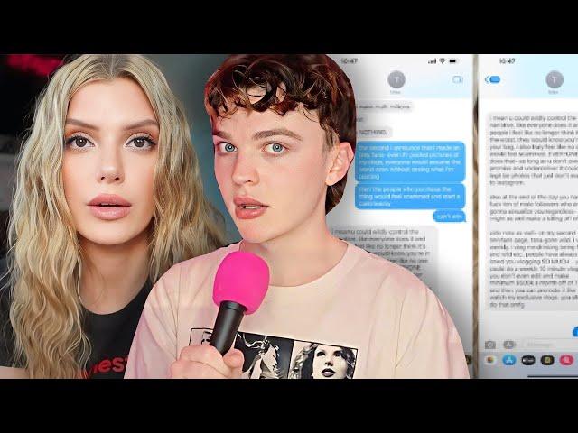 alissa violet leaks tana mongeau texts