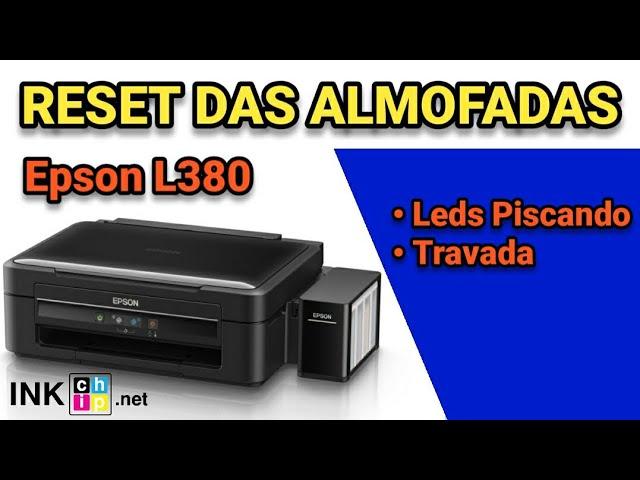 Solução Epson L380 Travada - Piscando luzes - Reset dos Contadores | Fácil