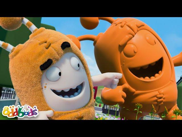 Statue of Slicky  Oddbods | Cartoons For Kids | Funny Cartoon | After School Club