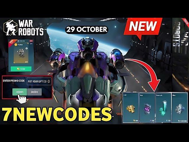 HALLOWEEN!NEWWAR ROBOTS GIFT CODES OCTOBER 2024 | WAR ROBOTS CODES 2024 | WAR ROBOTS REDEEM CODES